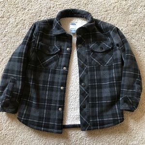 Boys Xs 5 Old Navy Sherpa Lined Flannel 